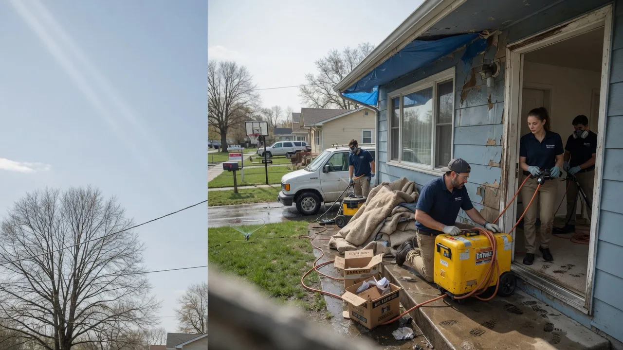 Basement Flood Cleanup in Dorrance, KS near me